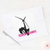 タワートランプステッカー スクエアシール (封筒)