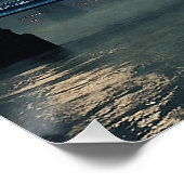 タワーブリッジとロンドンフォグ ポスター (コーナー)