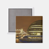 タワーブリッジとロンド素晴らしン当局 マグネット (正面/裏面)