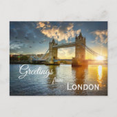 タワーブリッジアットサンセット ポストカード (正面)