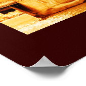 タワーブリッジイン金ゴールド ポスター (角)