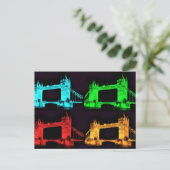 タワーブリッジコラージュ ポストカード (スタンド正面)
