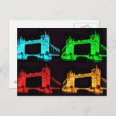 タワーブリッジコラージュ ポストカード (正面/裏面)