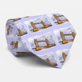 タワーブリッジロンドンイングランドアートデザイン ネクタイ (ロール)