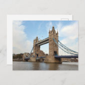 タワーブリッジロンドンイングランド シーズンポストカード (正面/裏面)
