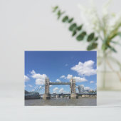 タワーブリッジロンドンテームズリバーUKフォトポストカード ポストカード (スタンド正面)