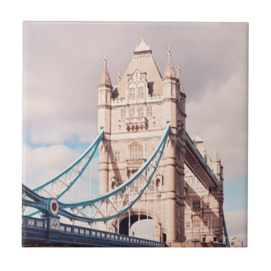 タワーブリッジロンドン素晴らしイギリスUK タイル (正面)