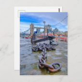 タワーブリッジロンドン英国はがき ポストカード (正面/裏面)