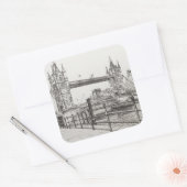 タワーブリッジロンドン2006 スクエアシール (封筒)