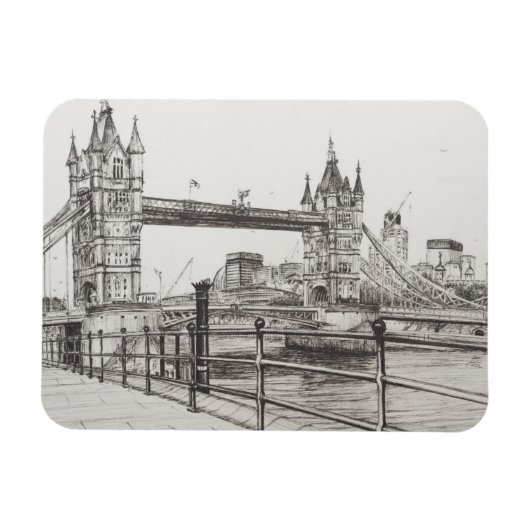 タワーブリッジロンドン2006 マグネット (横)