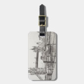 タワーブリッジロンドン2006 ラゲッジタグ (正面縦)