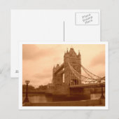 タワーブリッジロンドン ポストカード (正面/裏面)