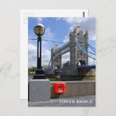 タワーブリッジロンドンUKポストカード ポストカード (正面/裏面)