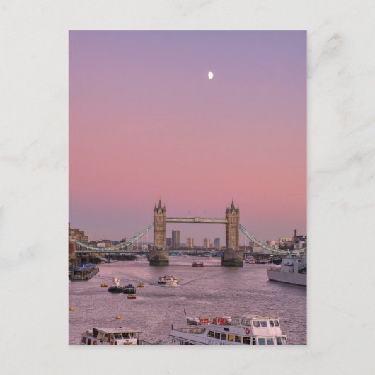 タワーブリッジロンドンUKポストカード ポストカード (正面)