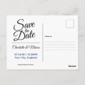 タワーブリッジ花火 – イギリスで日付を保存 ポストカード (裏面)