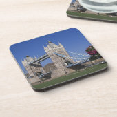 タワーブリッジ、リバーテムズ、ロンドン、英国 コースター (左側)