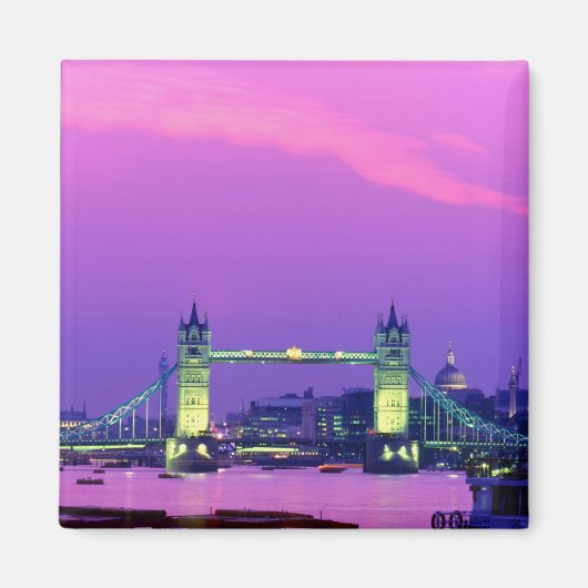 タワーブリッジ，ロンドン，イギリス2 マグネット (正面)