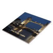 タワーブリッジ，ロンドン，イギリス タイル (側面)