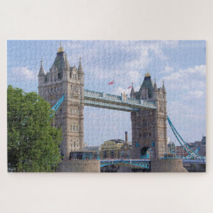 タワーブリッジ – ロンドン – 20x30 - 1014個。 ジグソーパズル