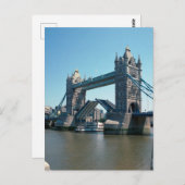 タワーブリッジ，ロンドンUKポストカード ポストカード (正面/裏面)