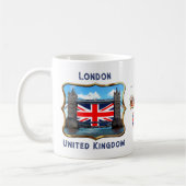 タワーブリッジ – 英国ロンドン コーヒーマグカップ (左)