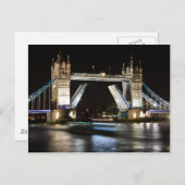 タワーブリッジatナイト ポストカード (正面/裏面)