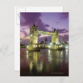 タワーブリッジatナイト ポストカード (正面/裏面)