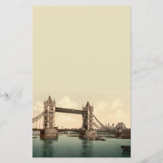 タワーブリッジII、ロンドン、イギリス 便箋 (正面)