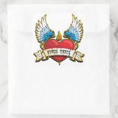 タワーユースハートステッカーの四角形 スクエアシール (バッグ)