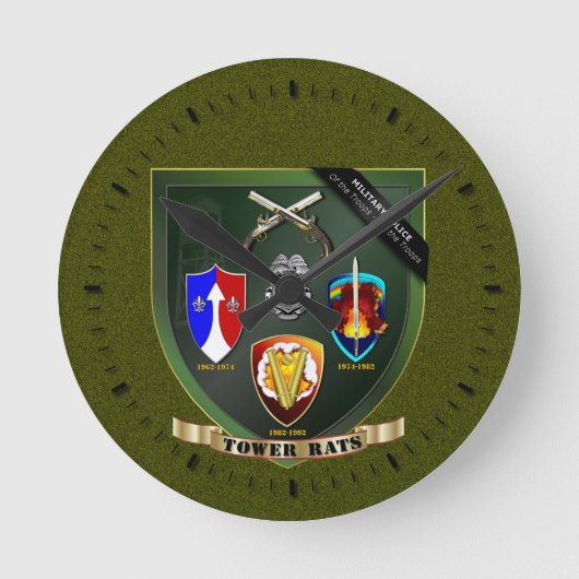 タワーラット ラウンド壁時計 (正面)