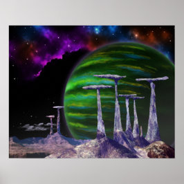 タワーロック(20 x 16) ポスター