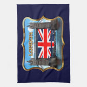 タワー橋 キッチンタオル (縦)