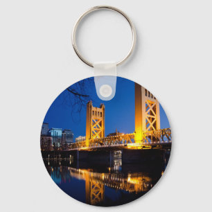 タワー橋-サクラメント、カリフォルニア キーホルダー