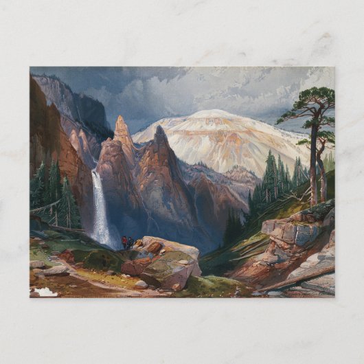 タワー秋とサルファーマウンテン、イエローストーン ポストカード (正面)