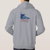 タワー15のビーチクラブフード付きスウェットシャツ パーカ (裏面)