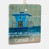 タワー33カールスバッド、CAクリスマスオーナメント セラミックオーナメント (右)