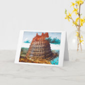 『タワー·オブ·バベル』 カード (黄色い花)