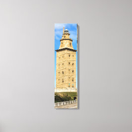 タワー・オブ・ヘラクレス灯台Vertical Canvas Print キャンバスプリント