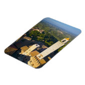 タワー、サンギミニャーノ、シエナ、トスカーナからの眺め マグネット (左側)