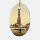 タワー、ブラックプール、イギリスのヴィンテージのイメージ セラミックオーナメント (左)