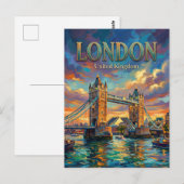 タワー・ブリッジ（イギリス） ポストカード (正面/裏面)