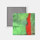 「タワー#1」抽象芸術・アート・マグネット マグネット (正面/裏面)