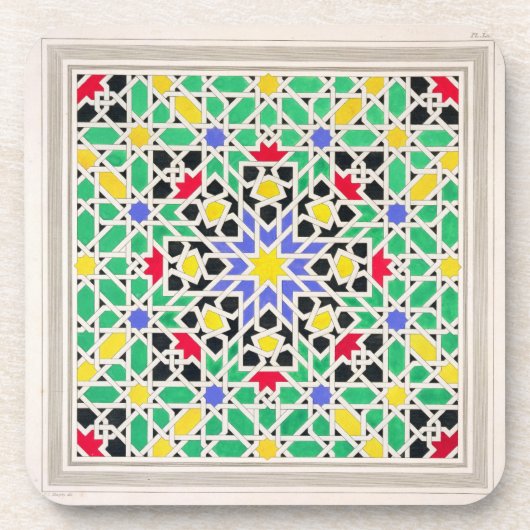 タワーoの東側のdadoのモザイク コースター (正面)