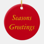 タンおよび白いチワワ セラミックオーナメント (裏面)