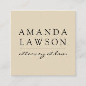 タンお洒落グレイ(アポイントメント) 予約カード (正面)