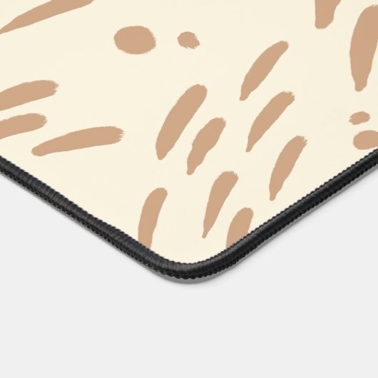 タンとクリームの流れ デスクマット (コーナー)