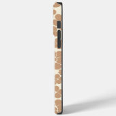 タンとクリームの花柄 Case-Mate iPhoneケース (裏面 / 左)