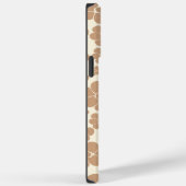 タンとクリームの花柄 Case-Mate iPhoneケース (裏面 / 右)