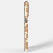 タンとクリームの花柄 Case-Mate iPhoneケース (裏面 / 右)