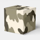 タンとブラウンの軍隊スタイルミッションコンプリート フェイバーボックス (裏面サイド)